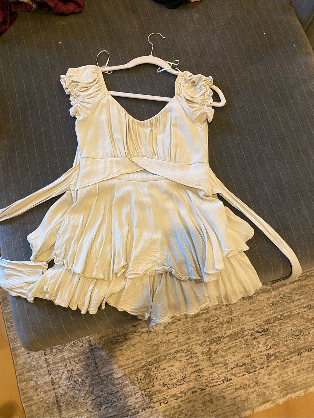 Altar’d state green romper dress